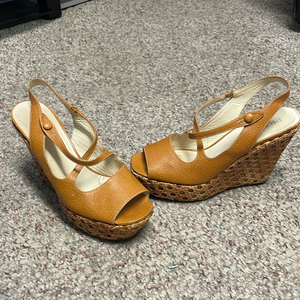 Prada wedges